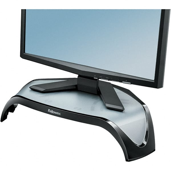 Fellowes. Smart Suites Corner Monitor Riser, 18 1/2 x 12 1/2 x 5 1/8, Black MPN:FEL8020101