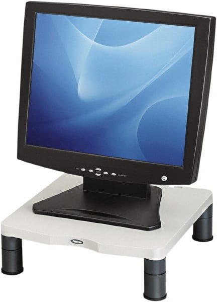 Standard Monitor Riser, 13 1/8 x 13 1/2 x 2, Platinum/Graphite MPN:FEL91712