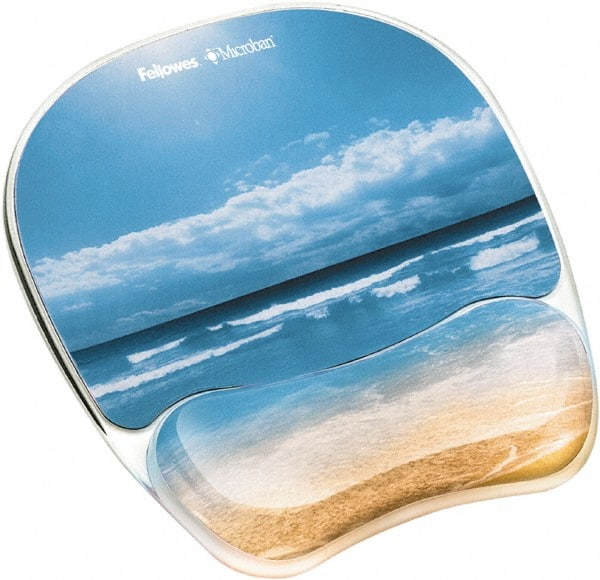 Gel Mouse Pad w/Wrist Rest, Photo, 7 7/8 x 9 1/4, Sandy Beach MPN:FEL9179301