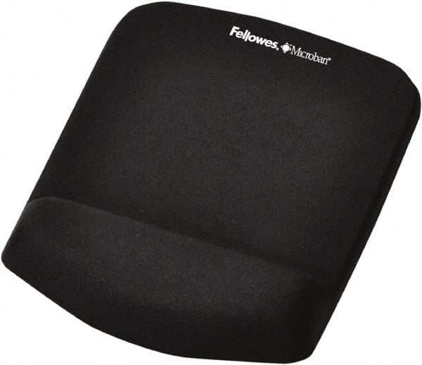 PlushTouch Mouse Pad with Wrist Rest, Foam, Black, 7 1/4 x 9-3/8 MPN:FEL9252001