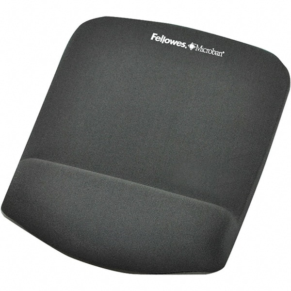 Fellowes. PlushTouch Mouse Pad with Wrist Rest, Foam, Graphite, 7 1/4 x 9-3/8 MPN:FEL9252201