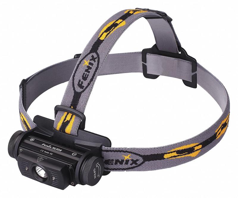 Industrial Headlamp Aluminum Black 950lm MPN:HL60R