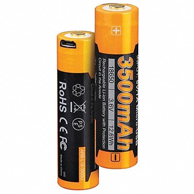 USB Rechargeable Battery 3500mAh 18650 MPN:18650-USB