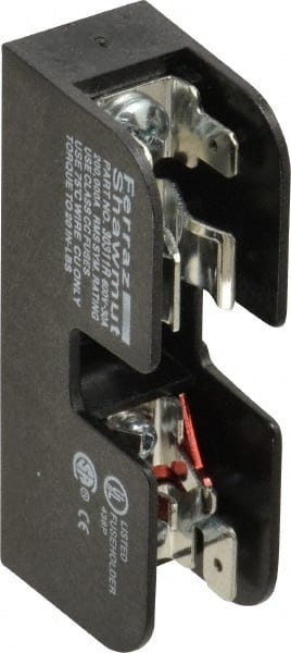 1 Pole, 10 to 14 AWG, 600 VAC/VDC, 30 Amp, DIN Rail Mount, Screw Mount Fuse Block MPN:30311R