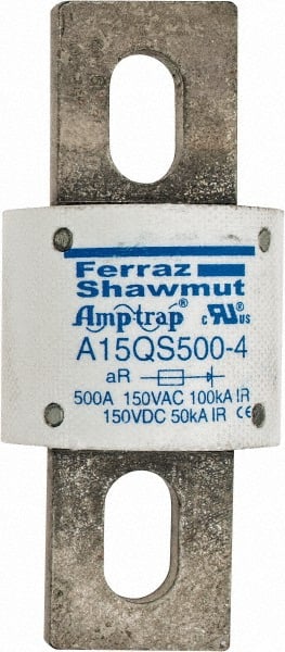 Blade Fast-Acting Fuse: 500 A, 3-1/2