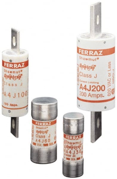 Cylindrical Fast-Acting Fuse: J, 1 A, 20.6 mm Dia MPN:A4J1