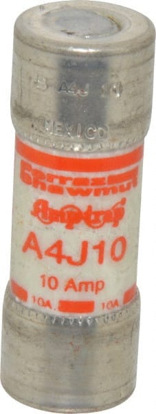 Cylindrical Fast-Acting Fuse: J, 10 A, 20.6 mm Dia MPN:A4J10