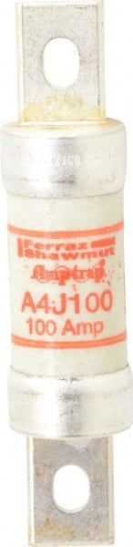 Cylindrical Fast-Acting Fuse: J, 100 A, 4-5/8