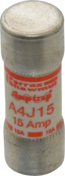 Cylindrical Fast-Acting Fuse: J, 15 A, 20.6 mm Dia MPN:A4J15