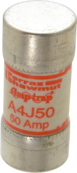 Cylindrical Fast-Acting Fuse: J, 50 A, 27 mm Dia MPN:A4J50