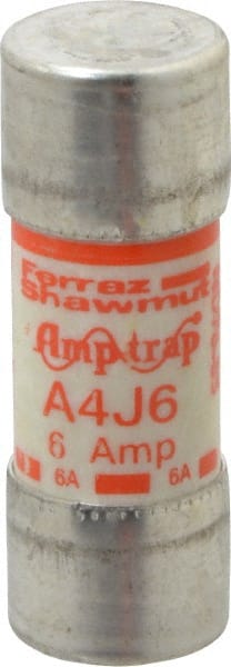 Cylindrical Fast-Acting Fuse: J, 6 A, 20.6 mm Dia MPN:A4J6