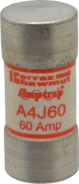 Cylindrical Fast-Acting Fuse: J, 60 A, 27 mm Dia MPN:A4J60