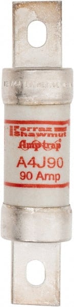 Cylindrical Fast-Acting Fuse: J, 90 A, 4-5/8