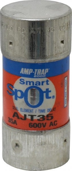 Cylindrical Time Delay Fuse: J, 35 A, 27 mm Dia MPN:AJT35