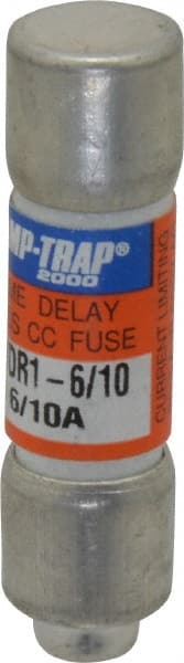 Cylindrical Time Delay Fuse: CC, 1.6 A, 10.4 mm Dia MPN:ATDR1-6/10