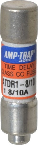 Cylindrical Time Delay Fuse: CC, 1.8 A, 10.4 mm Dia MPN:ATDR1-8/10