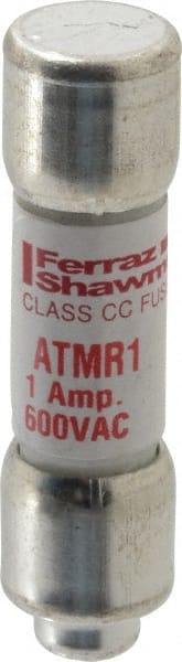 Cylindrical Fast-Acting Fuse: CC, 1 A, 10.3 mm Dia MPN:ATMR1