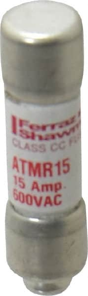 Cylindrical Fast-Acting Fuse: CC, 15 A, 10.3 mm Dia MPN:ATMR15