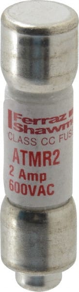 Cylindrical Fast-Acting Fuse: CC, 2 A, 10.3 mm Dia MPN:ATMR2