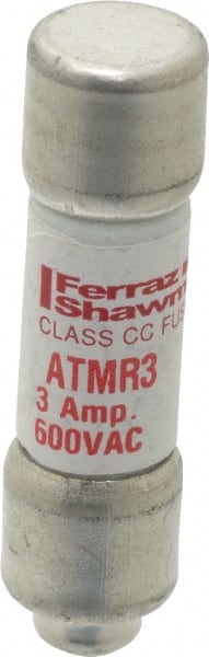 Cylindrical Fast-Acting Fuse: CC, 3 A, 10.3 mm Dia MPN:ATMR3