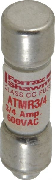 Cylindrical Fast-Acting Fuse: CC, 0.75 A, 10.3 mm Dia MPN:ATMR3/4