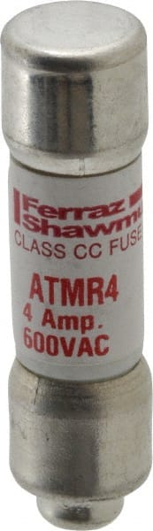 Cylindrical Fast-Acting Fuse: CC, 4 A, 10.3 mm Dia MPN:ATMR4