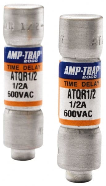 Cylindrical Time Delay Fuse: CC, 1.13 A, 10.4 mm Dia MPN:ATQR1-1/8