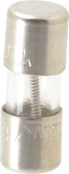 Cylindrical Time Delay Fuse: 1 A, 15 mm OAL, 5 mm Dia MPN:STG1-MSC