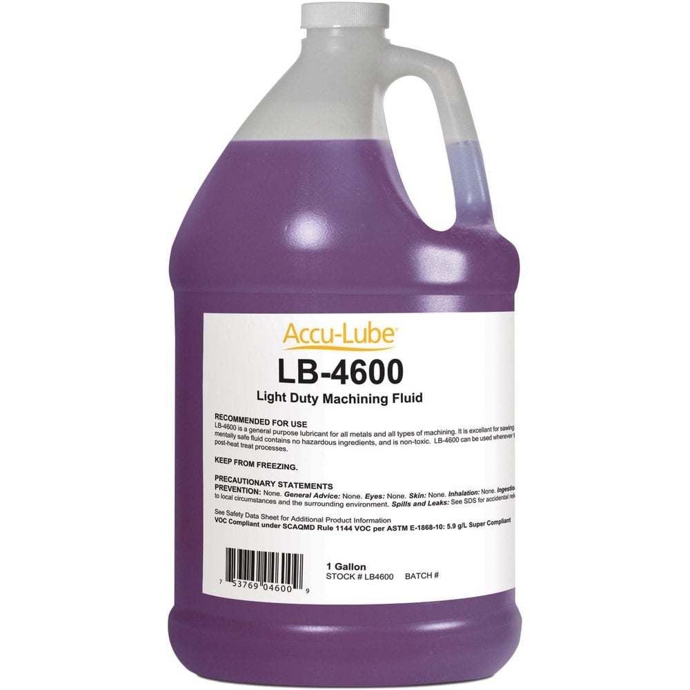 Metalworking Fluids & Coolants, Product Type: Lube, Lubricant, Machine Cleaning Fluid, Machining, Machining Fluid , Container Type: Bottle  MPN:LB4600