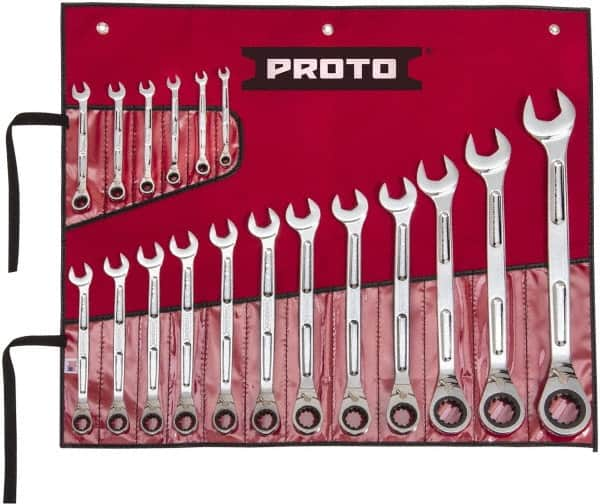 Wrench Set: 18 Pc, Inch MPN:JSCV-18SB