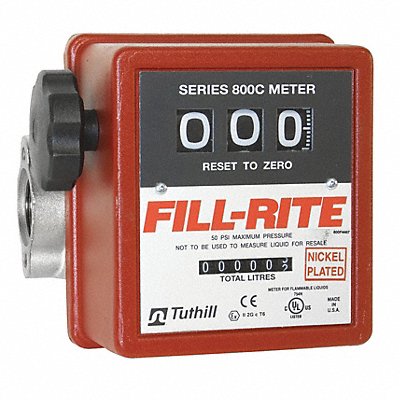 Flowmeter 50 PSI 20 GPM 1 in 50 SSU MPN:807CNL1X418