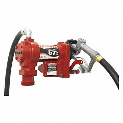 Fuel Transfer Pump 15 gpm 12 ft Hose MPN:FR2410H