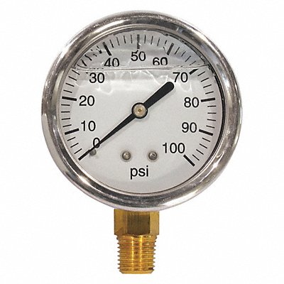 Liquid Filled Pressure Gauge 0-100 PSI MPN:FIMCO-L07