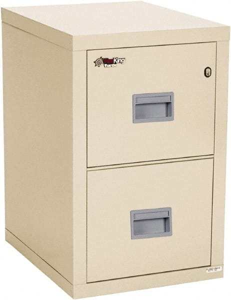 Vertical File Cabinet: 2 Drawers, Steel, Parchment MPN:FIR2R1822CPA