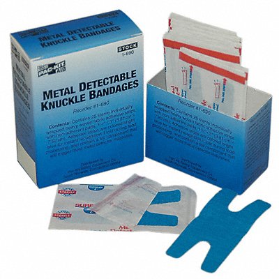 Metal Detectable Knuckle Bandage PK25 MPN:1-690