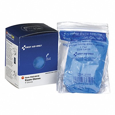 Disposable Gloves Nitrile Blue PK4 MPN:FAE-6018