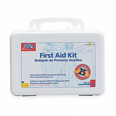 First Aid Kit Bulk White 25 People MPN:223