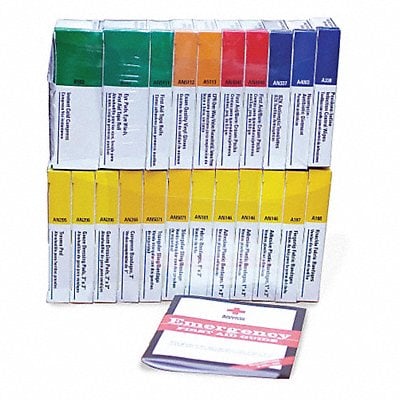 First Aid Kit Refill 112 Pieces MPN:740024