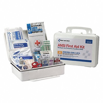 First Aid Kit 2-3/8 WX2-3/8 D MPN:90562