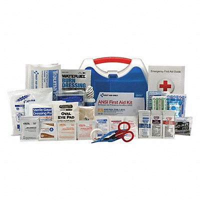 First Aid Kit 25 People Plastic 139 Comp MPN:90697