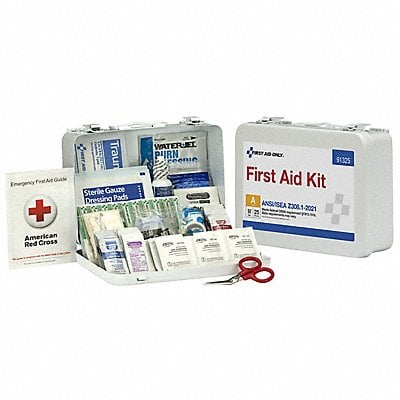 First Aid Kit 25 People Served 3 W 6.5 H MPN:91325