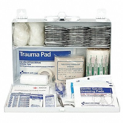 First Aid Kit Metal 179 Pieces MPN:9302-25M