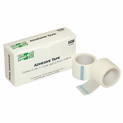 Tape White 1 in W 5 ft L PK2 MPN:8-002