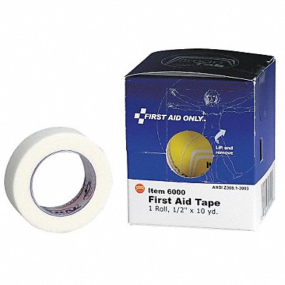 First Aid Tape White 1/2 in W 10 yd. L MPN:FAE-6000