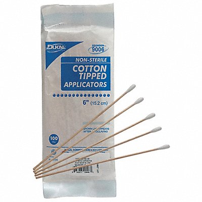 Cotton Tip Swab Non-Sterile 6 in PK100 MPN:90933