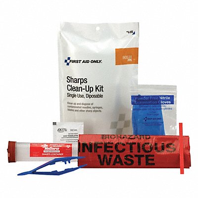 Sharps Clean Up Kit 8-27/64 in L White MPN:90538