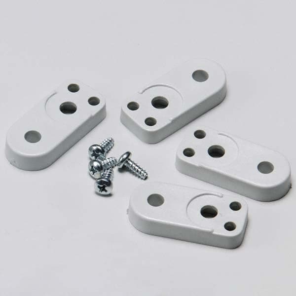 Electrical Enclosure Mounting Feet: Polyamide, Use with Fibox TEMPO MPN:FP 10674 SET