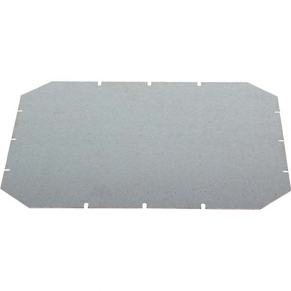 Electrical Enclosure Back Panel: Galvanized Steel, Use with Fibox TEMPO MPN:MP 1912