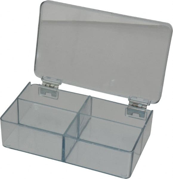 4 Compartment Clear Small Parts Box MPN:5204CL