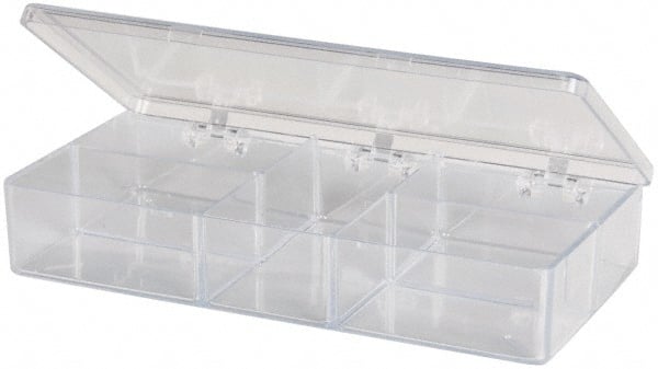 5 Compartment Clear Small Parts Box MPN:A212